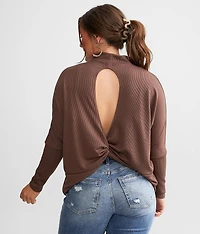 Twisted Open Back Top