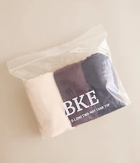 core 3 Pack Two Way Basic Tank Top Set