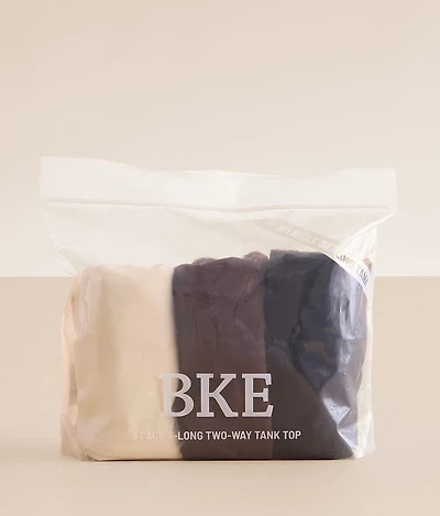 core 3 Pack Two Way Basic Tank Top Set