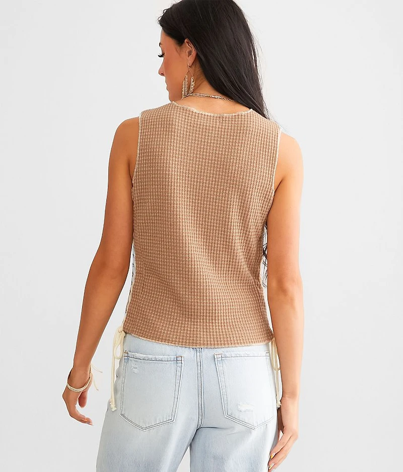 Waffle Knit Tank Top