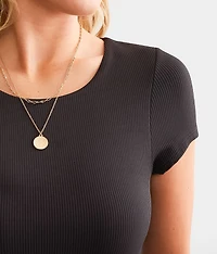 Shaping & Smoothing Ribbed Top