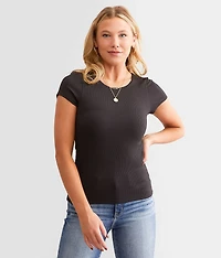Shaping & Smoothing Ribbed Top