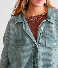 Waffle Knit Thermal Shirt