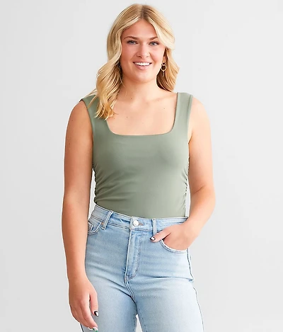 Ruched Contour Tank Top