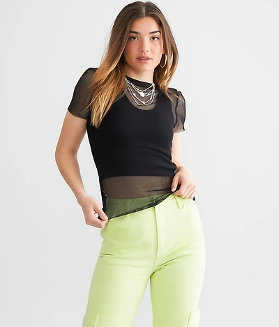Fishnet Mesh Top