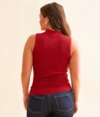 Mock Neck Tank Top