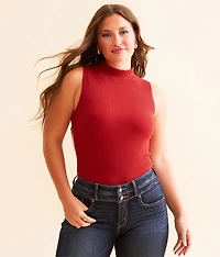 Mock Neck Tank Top