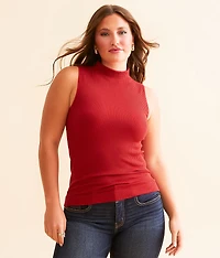 Mock Neck Tank Top