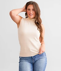 Mock Neck Tank Top