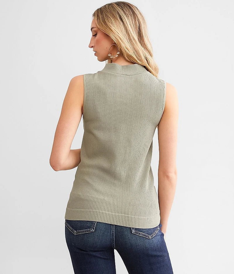 Mock Neck Tank Top