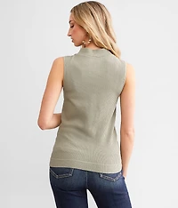Mock Neck Tank Top