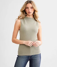 Mock Neck Tank Top