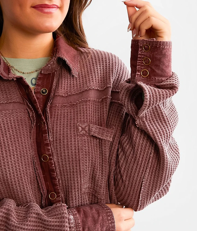 Oversized Thermal Shirt