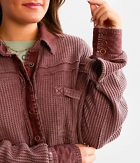 Oversized Thermal Shirt