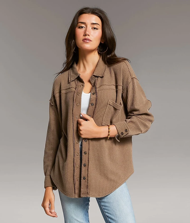 Pieced Thermal Shirt