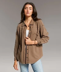Pieced Thermal Shirt