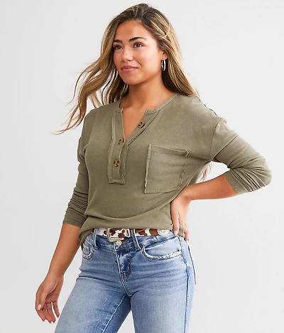 Washed Henley