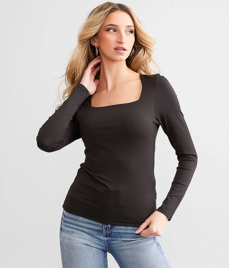 Shaping & Smoothing Ribbed Top