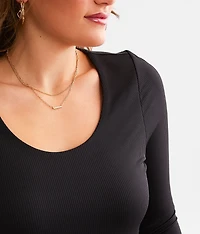 Shaping & Smoothing Ribbed Top