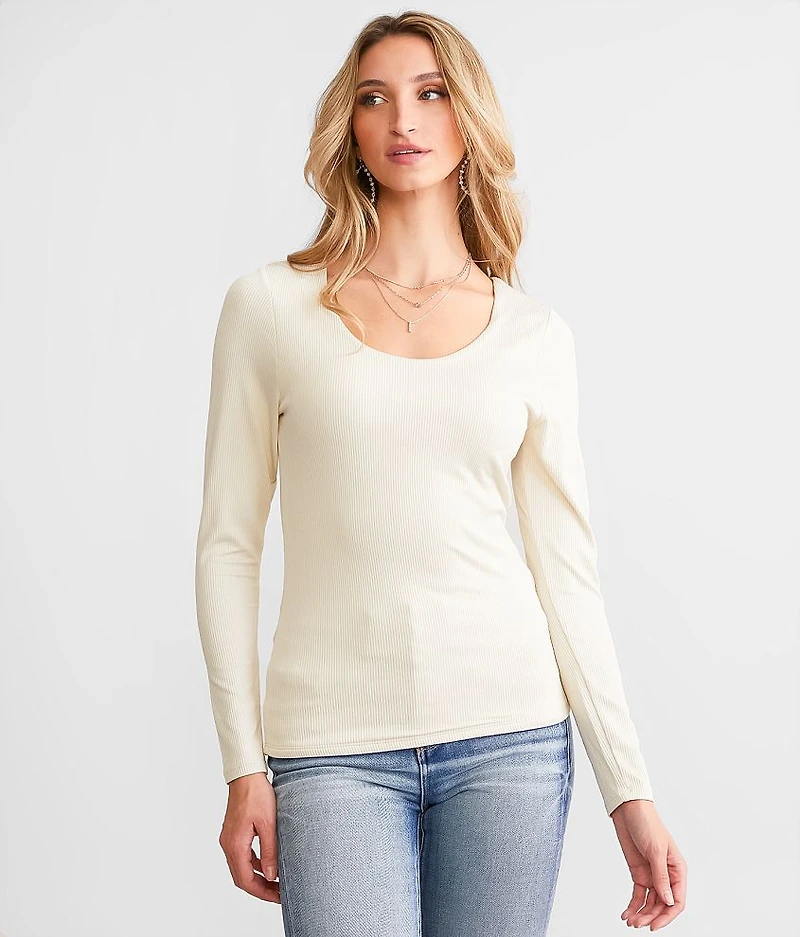 Shaping & Smoothing Ribbed Top