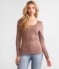Shaping & Smoothing Ribbed Top