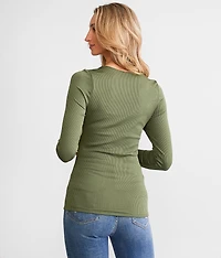 Shaping & Smoothing Ribbed Top