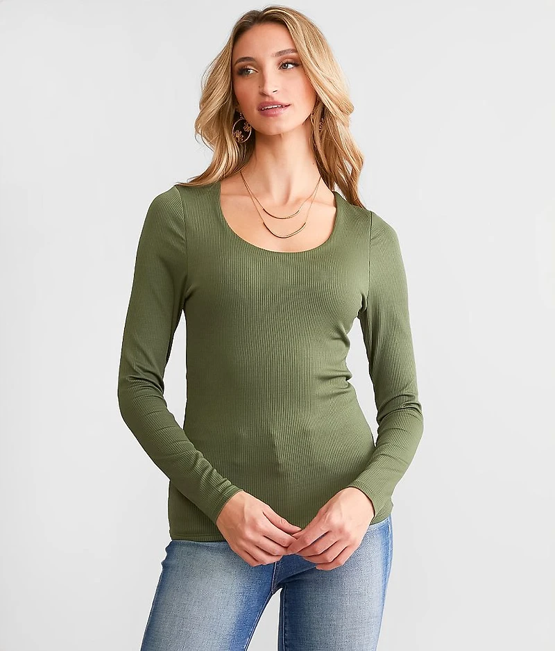 Shaping & Smoothing Ribbed Top