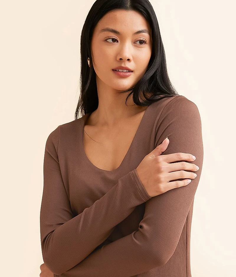 Shaping & Smoothing Ribbed Top