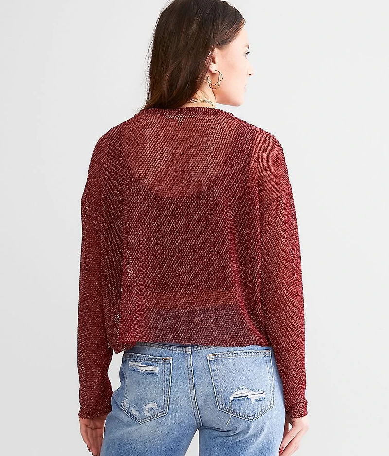 Metallic Netted Top