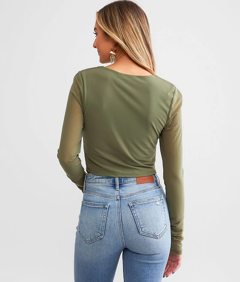 Corset Mesh Top