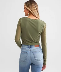 Corset Mesh Top