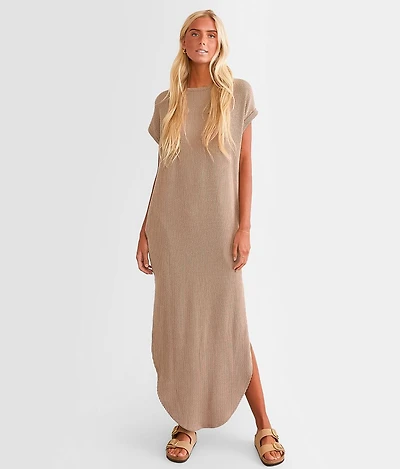 Ribbed Maxi Dress