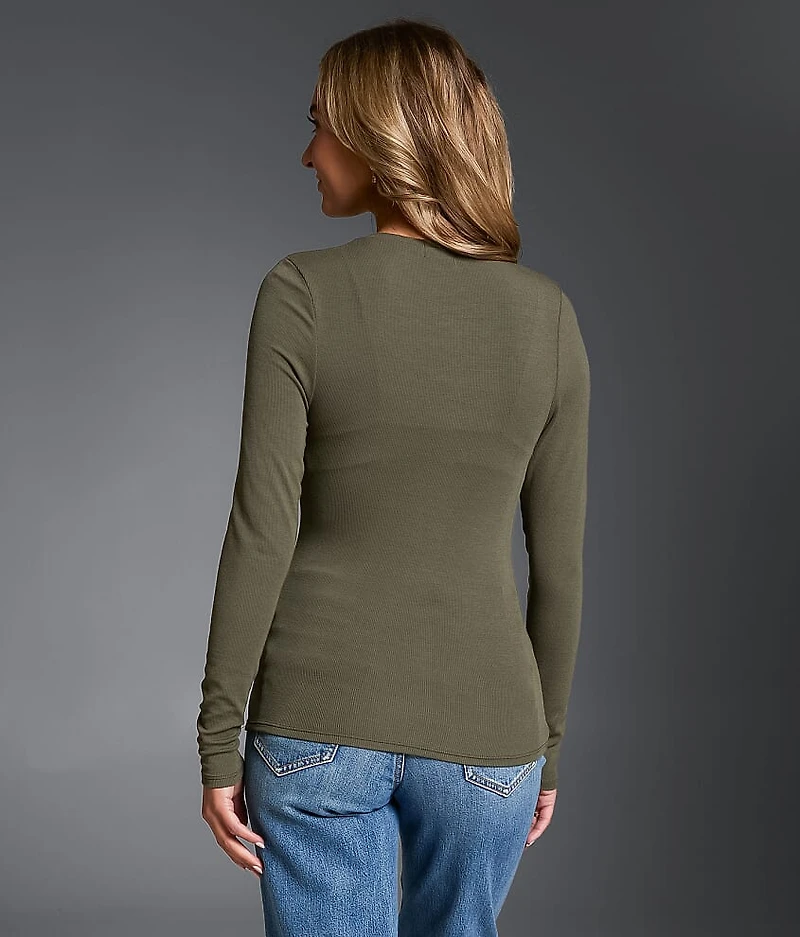 Zoey Ribbed Top