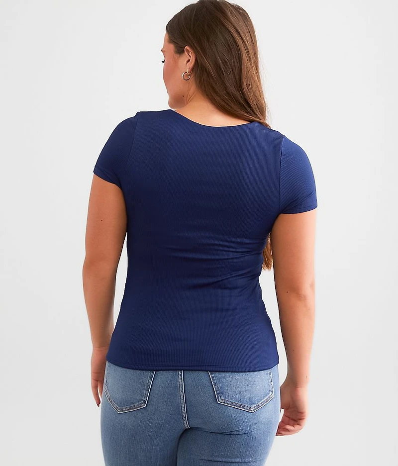 Shaping & Smoothing Ribbed Top