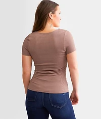 Shaping & Smoothing Ribbed Top
