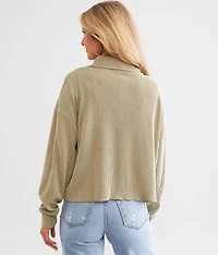 Ribbed Knit Shirt