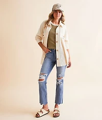 Ribbed Knit Shirt