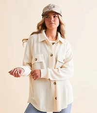 Ribbed Knit Shirt