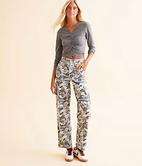 Ruched Lace Top