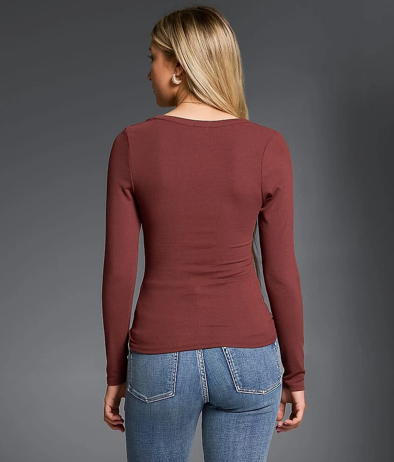 Zoey Ribbed Top