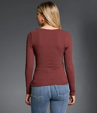 Zoey Ribbed Top
