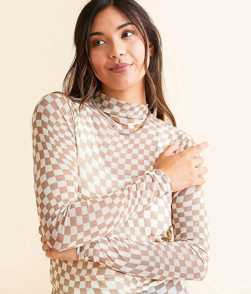 Checker Mesh Top
