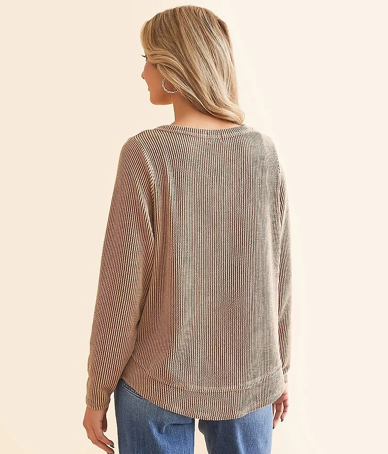 Textured Knit Top