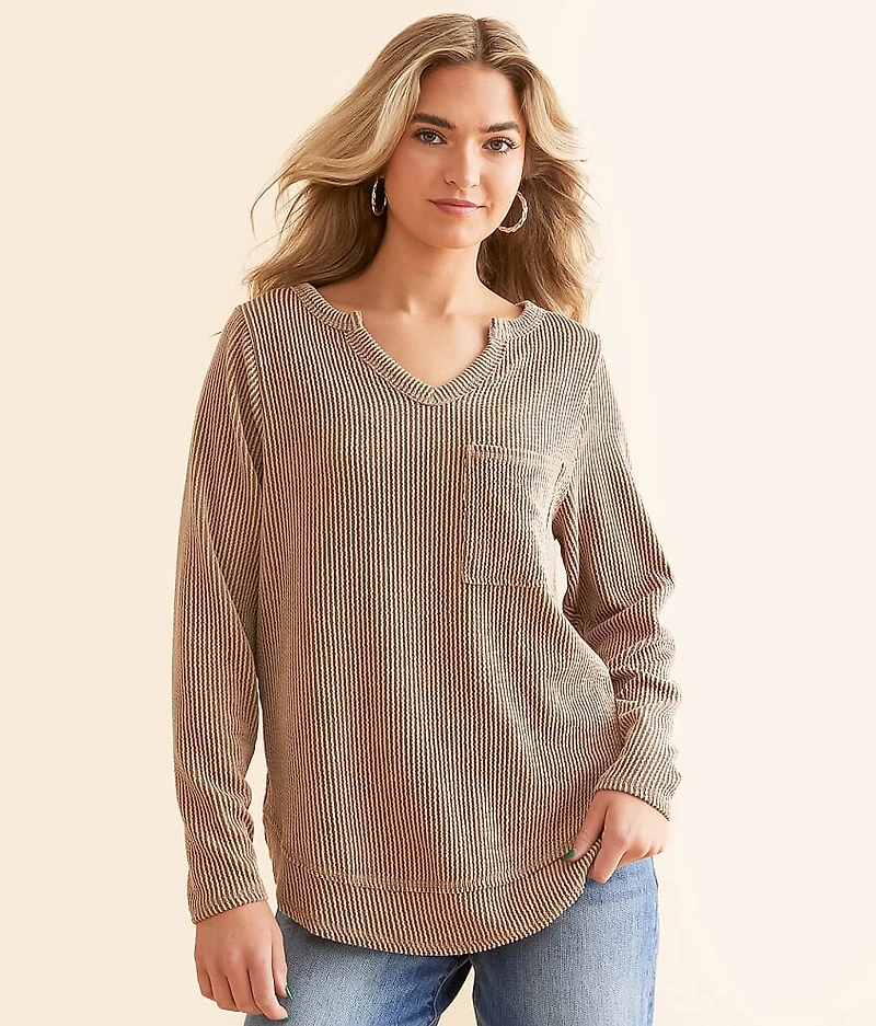 Textured Knit Top