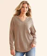 Textured Knit Top