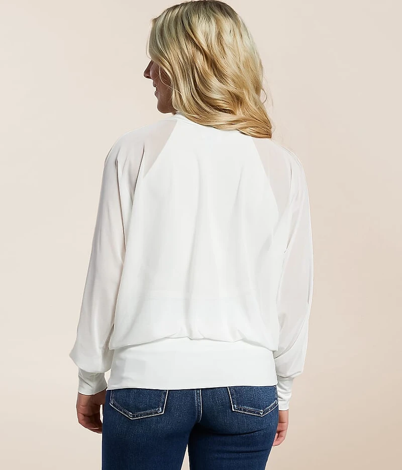 Mesh Dolman Top