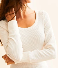 Ribbed Knit Top