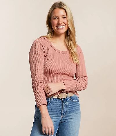 Ribbed Knit Top