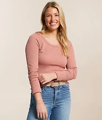Ribbed Knit Top