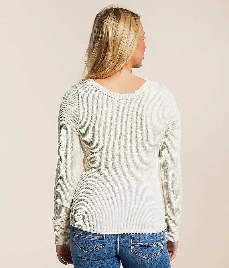 Ribbed Knit Top